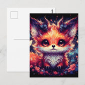 Foxy Little Devil Briefkaart (Voorkant / Achterkant)