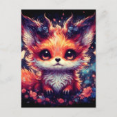 Foxy Little Devil Briefkaart (Voorkant)