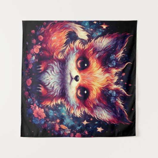 Foxy Little Devil Wandkleed (Voorkant (horizontaal))