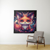 Foxy Little Devil Wandkleed (In situ)