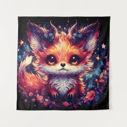 Foxy Little Devil Wandkleed (Voorkant)