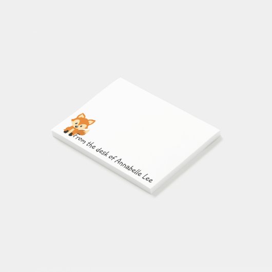 Foxy Little Friend Post-it® Notes (Schuin)