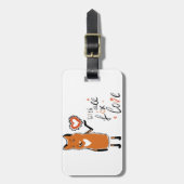 Foxy Love Bagagelabel (Voorkant verticaal)