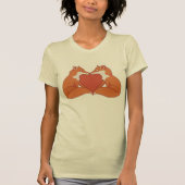 Foxy Love brown Women's T-shirt (Voorkant)