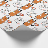 Foxy Love Cadeaupapier (Hoek)