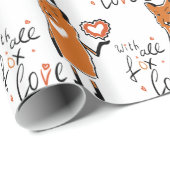 Foxy Love Cadeaupapier (Rol Hoek)