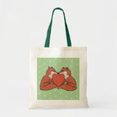 Foxy Love Canvas tas (Voorkant)