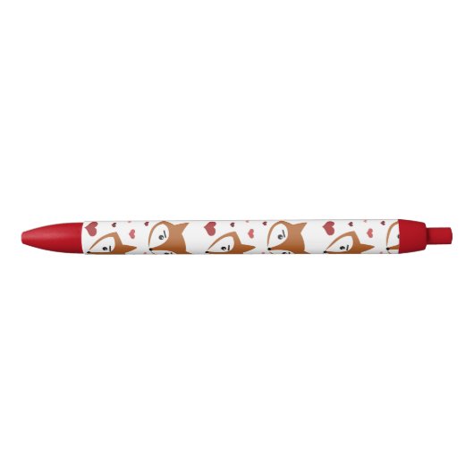 Foxy Love Zwarte Inkt Pen (Voorkant)