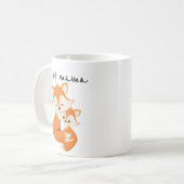 Foxy Mama Moeder Leuke Dier Vos Koffiemok (Voorkant links)