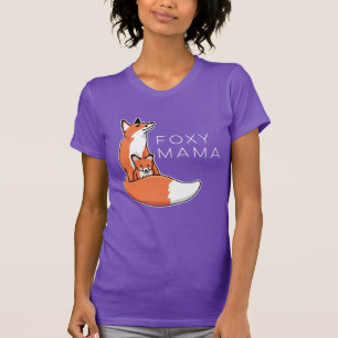 Foxy Mama Red Fox en Pup T-shirt