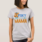 Foxy Mama Wild One Blue Woodland Party T-shirt (Voorkant)