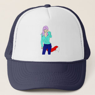 foxy meisje   trucker pet