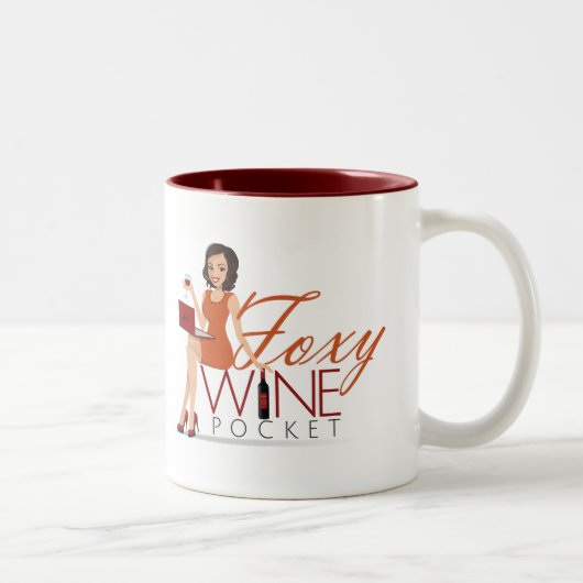 Foxy-Mok Tweekleurige Koffiemok (Rechts)