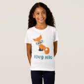 Foxy Nerd T-shirt (Voorkant volledig)