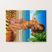 Foxy Oerwoud Wrestlers Legpuzzel (Horizontaal)