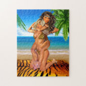 Foxy Oerwoud Wrestlers Legpuzzel (Verticaal)