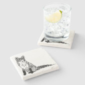 Foxy-Onderzetter Stenen Onderzetter (Zijkant)