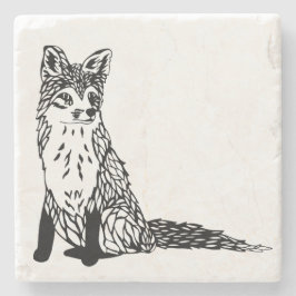 Foxy-Onderzetter Stenen Onderzetter