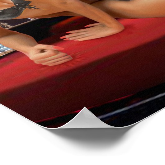 Foxy Penthouse Wrestling Poster (Hoek)