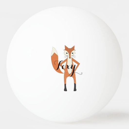 Foxy Ping Pong Pingpongbal (Achterkant)