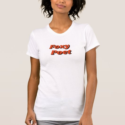 "Foxy Poet" T-Shirt (Voorkant)
