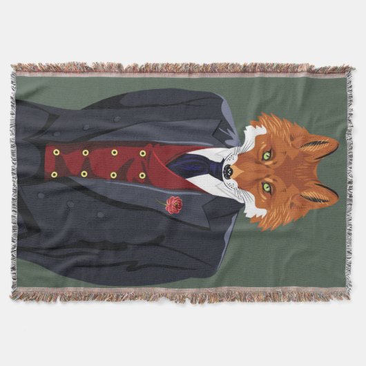 Foxy Portrait Deken (Voorkant)