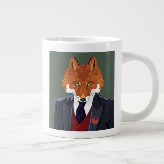 Foxy Portrait Grote Koffiekop (Rechts)