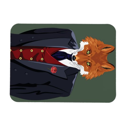 Foxy Portrait Magneet (Horizontaal)