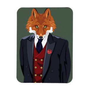 Foxy Portrait Magneet