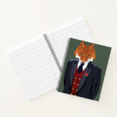 Foxy Portrait Notitieboek (Binnen)