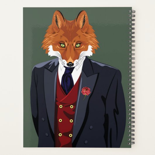 Foxy Portrait Planner (Achterkant)