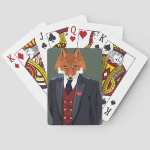 Foxy Portrait Pokerkaarten