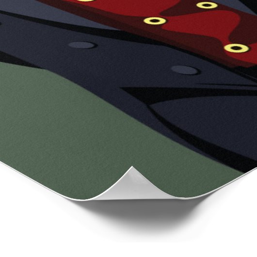 Foxy Portrait Poster (Hoek)