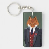 Foxy Portrait Sleutelhanger (Voorkant)