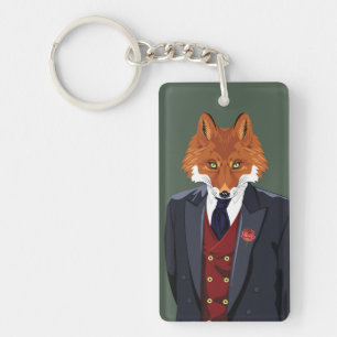 Foxy Portrait Sleutelhanger