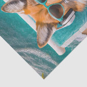 Foxy Rascal, te cool voor school Tissuepapier (Detail)