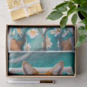 Foxy Rascal, te cool voor school Tissuepapier (Geschenk)