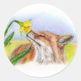 Foxy Ronde Sticker