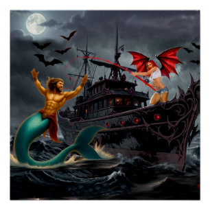 Foxy Roxy Vampier Rebellie-Hoogzee Perfect Poster