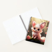 Foxy Schattige Bullet Line Notitieboek (Binnen)