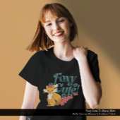 Foxy Schattige Flowers Tri-Blend Shirt