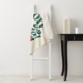 Foxy Schattige met bloemen Sherpa Deken (In situ)