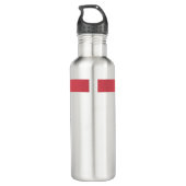 Foxy Schattige met Flowers Waterfles (Achterkant)