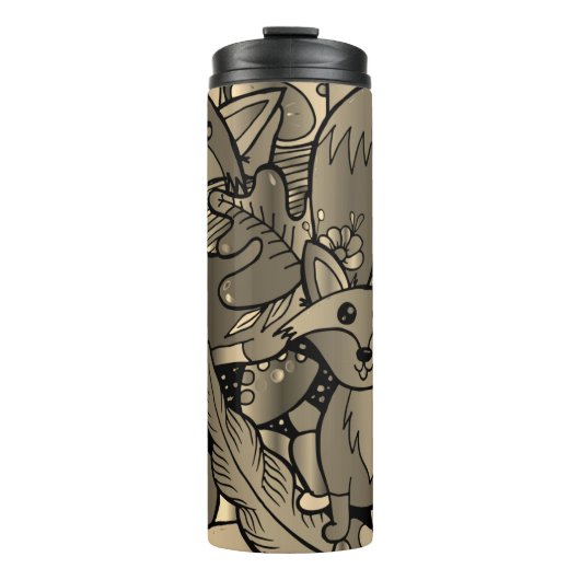 Foxy Sepia Tone Thermosbeker (Voorkant)