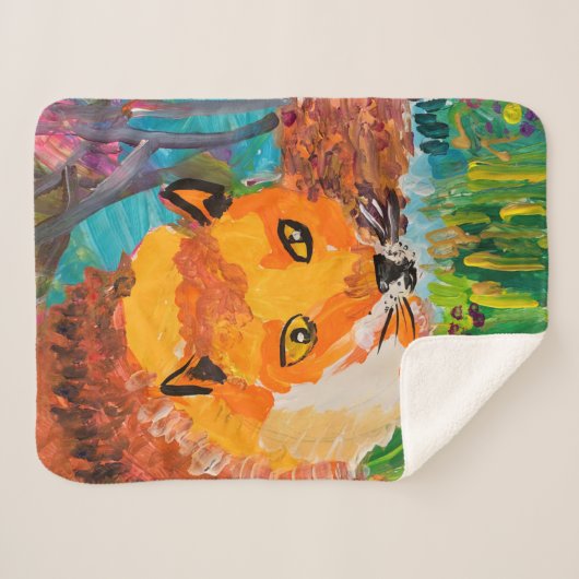 Foxy Sherpa Deken (Voorkant (horizontaal))