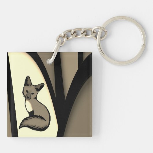 Foxy Sleutelhanger (Achterkant)