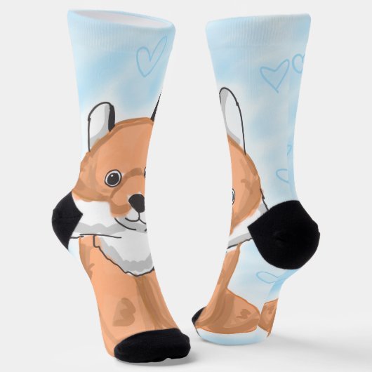 Foxy sokken (Gebogen)