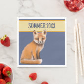 Foxy Summer Paper Napkin Servet (Insitu)