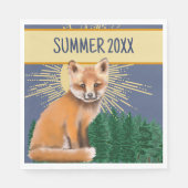 Foxy Summer Paper Napkin Servet (Voorkant)
