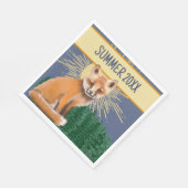 Foxy Summer Paper Napkin Servet (Hoek)
